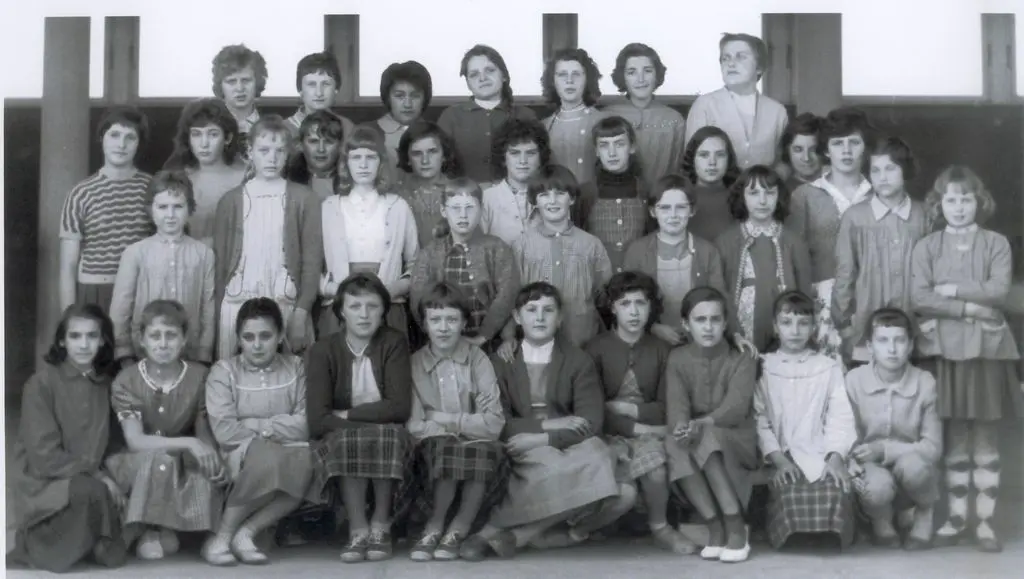 1959 16960 Fin d etude Mlle Muller