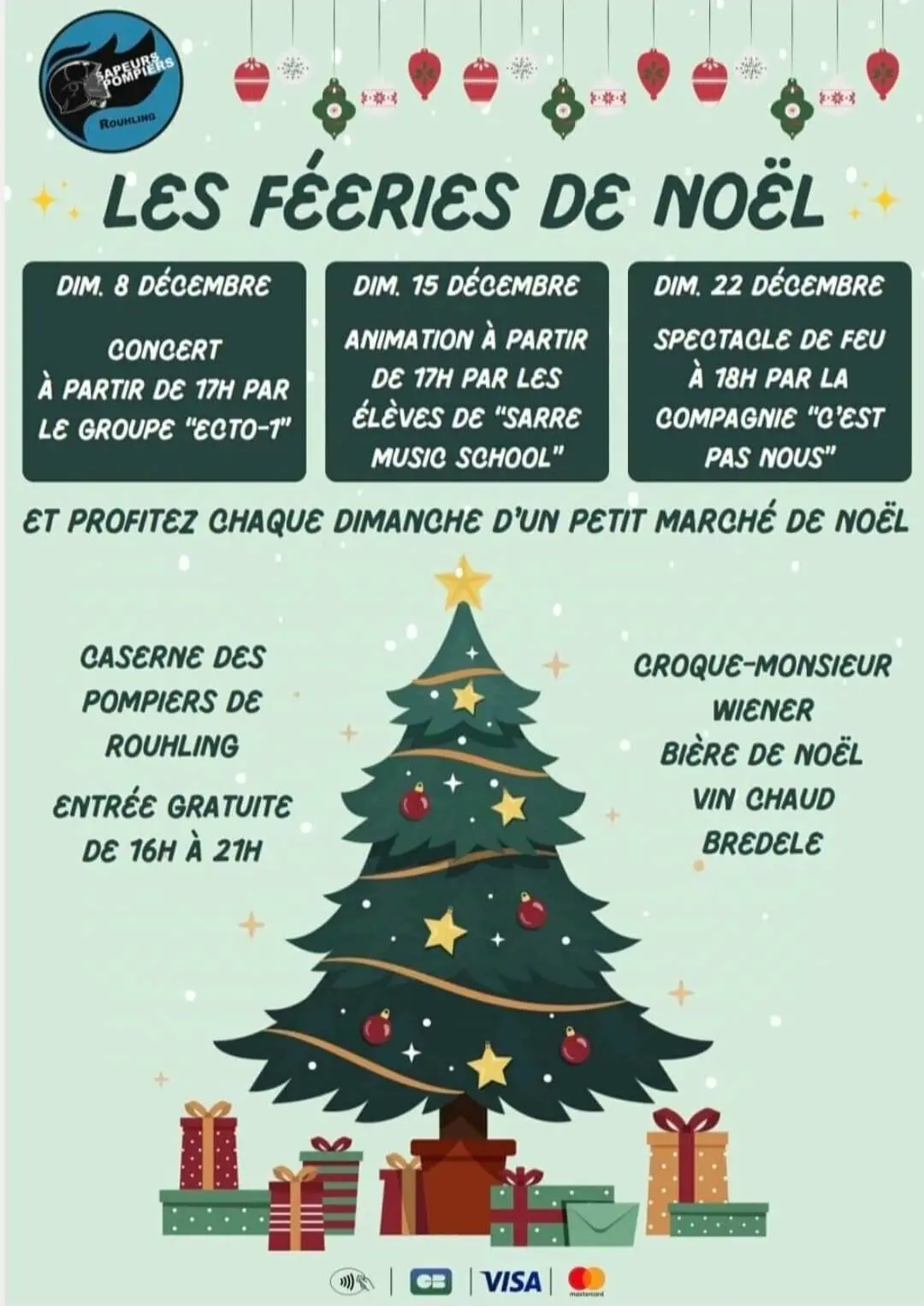 Les Feeries de Noel des Pompiers