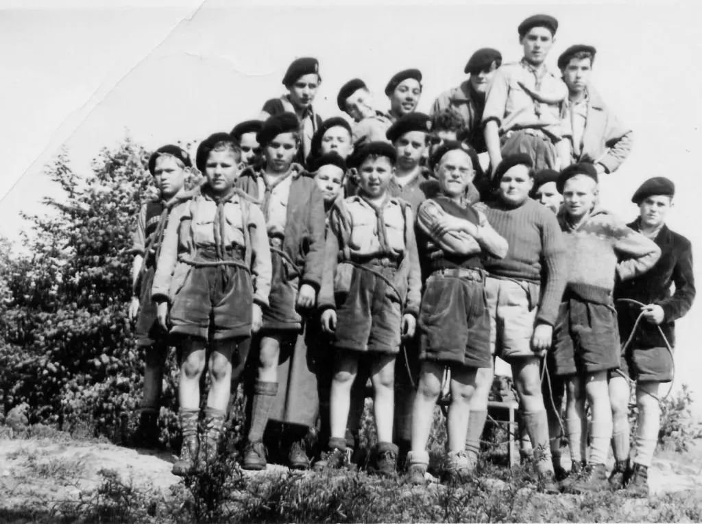 Scouts camp Moutherhouse aout 1957