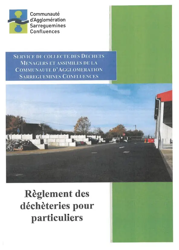 reglement decheteries pour particuliers